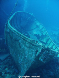 Life boat beside the wreck of the Salem Express by Stephan Attwood 